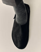 Hereu Sandals | CARGOL CALF HAIR - Whipstitched Slingback Clog - Women