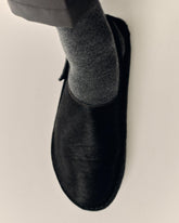 Hereu Sandals | CARGOL CALF HAIR - Whipstitched Slingback Clog - Women