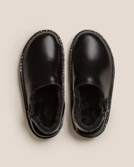 Hereu Sandals | CARGOL SHEARLING - Whipstitched Slingback Clog - Women