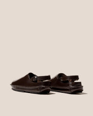 Hereu Sandals | CARGOL SHEARLING - Whipstitched Slingback Clog - Women