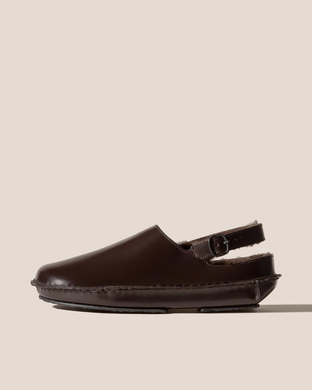 Hereu Sandals | CARGOL SHEARLING - Whipstitched Slingback Clog - Women