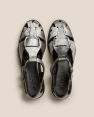 Hereu Sandals | PESCA SHORT CALF HAIR - Fisherman Sandal - Women