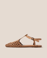 Hereu Sandals | REIXA - Woven T-bar Sandal - Women