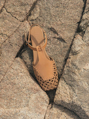 Hereu Sandals | REIXA - Woven T-bar Sandal - Women