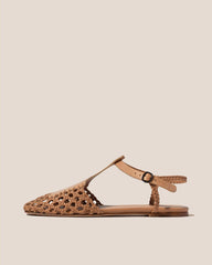 Hereu Sandals | REIXA - Woven T-bar Sandal - Women