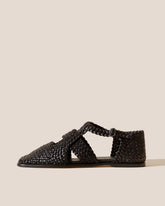 Hereu Sandals | SERRA - Woven T-Bar Sandal - Women