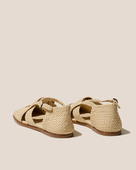 Hereu Sandals | SERRA - Woven T-Bar Sandal - Women
