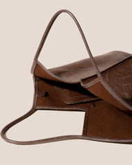 Hereu Shoulder Bags | CALELLA DISTRESSED - Leather Tote Bag - Women/Men