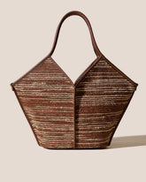 Hereu Shoulder Bags | CALELLA RAFFIA BICOLOUR - Leather-trimmed Tote Bag - Women/Men