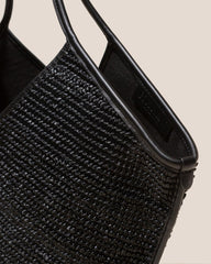 Hereu Shoulder Bags | CALELLA RAFFIA - Leather-trimmed Tote Bag - Women/Men