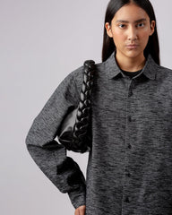 Hereu Shoulder Bags | ESPIGA - Plaited Padded-detail Shoulder Bag - Women