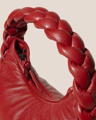 Hereu Shoulder Bags | ESPIGA SHINY - Plaited Padded-detail Shoulder Bag - Women