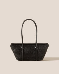 Hereu Shoulder Bags | FORNA RAFFIA - Leather Framed Shoulder Bag - Women