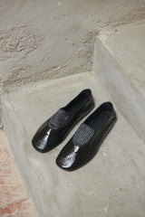 Hereu Soft Shoes | CAOMA CRINKLED GLOSSY - Elasticated Slip-on Shoe - Women