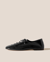 Hereu Soft Shoes | PLEGADA CRINKLED GLOSSY - Deconstructed Lace-up Shoe - Women