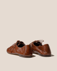 Hereu Soft Shoes | PLEGADA CRINKLED GLOSSY - Deconstructed Lace-up Shoe - Women