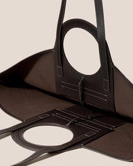 Hereu Tote Bags | CALA L - Leather-trimmed Canvas Tote Bag - Women/Men