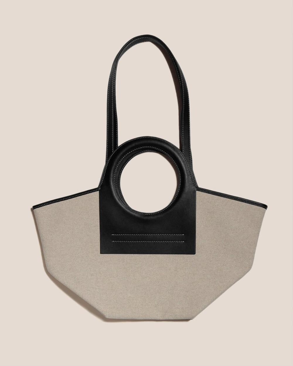 Hereu Tote Bags | CALA S - Leather-trimmed Canvas Tote Bag - Women/Men