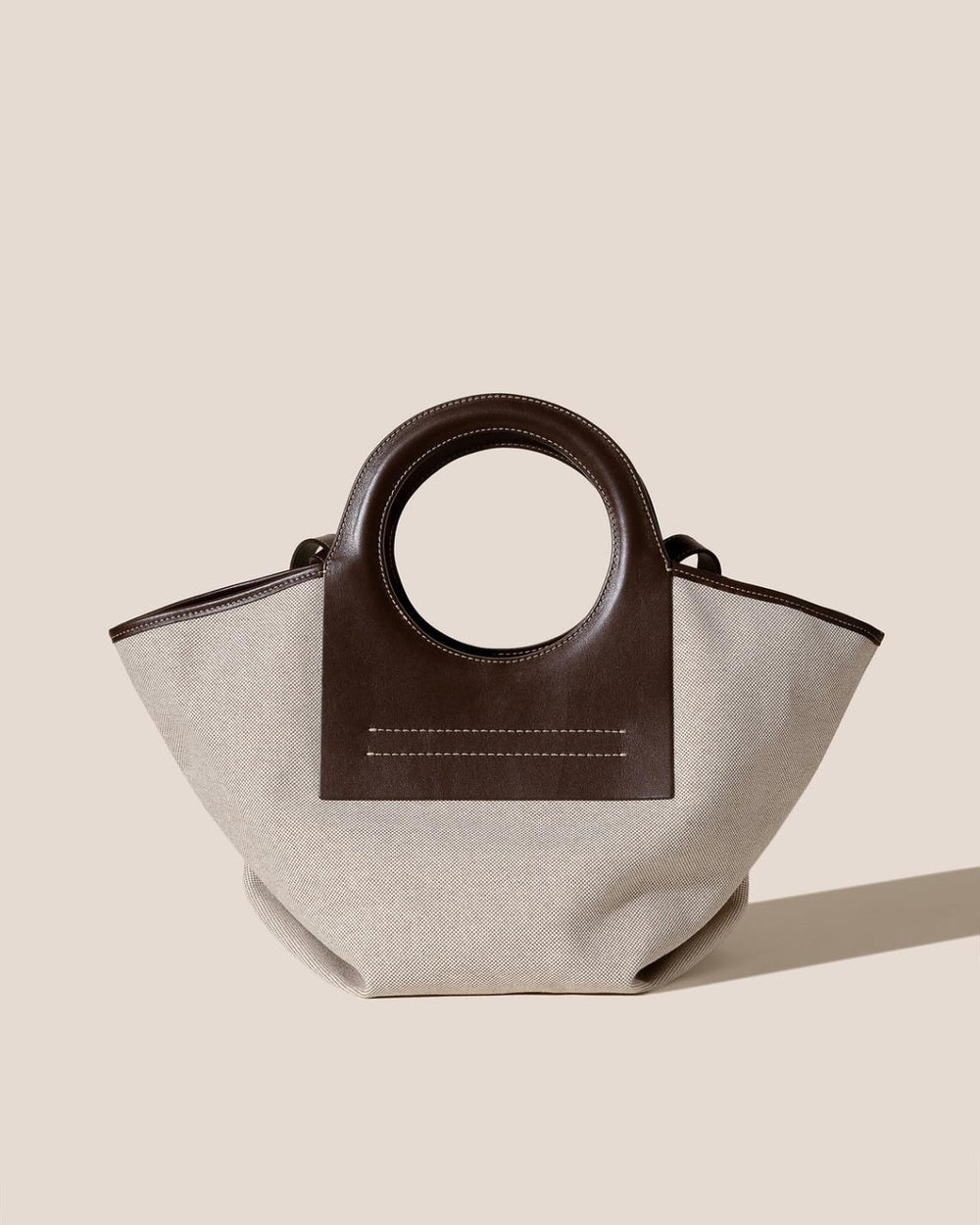 Hereu Tote Bags | CALA S - Leather-trimmed Canvas Tote Bag - Women/Men