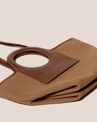 Hereu Tote Bags | CALA S WINTER - Leather-trimmed Thick Textile Tote Bag - Women/Men