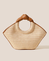 Hereu Tote Bags | CASTELL RAFFIA - Knotted-handle Tote Bag - Women
