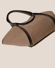 Hereu Tote Bags | CUBER - Leather-Trimmed Canvas Basket - Women/Men