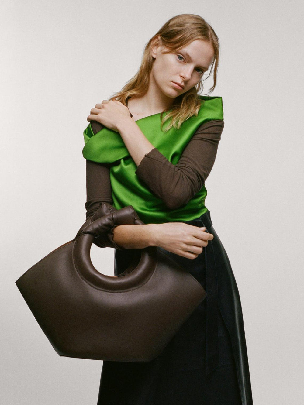 Hereu Basket Bags | CASTELL - Knotted-handle Leather Tote Bag - Women