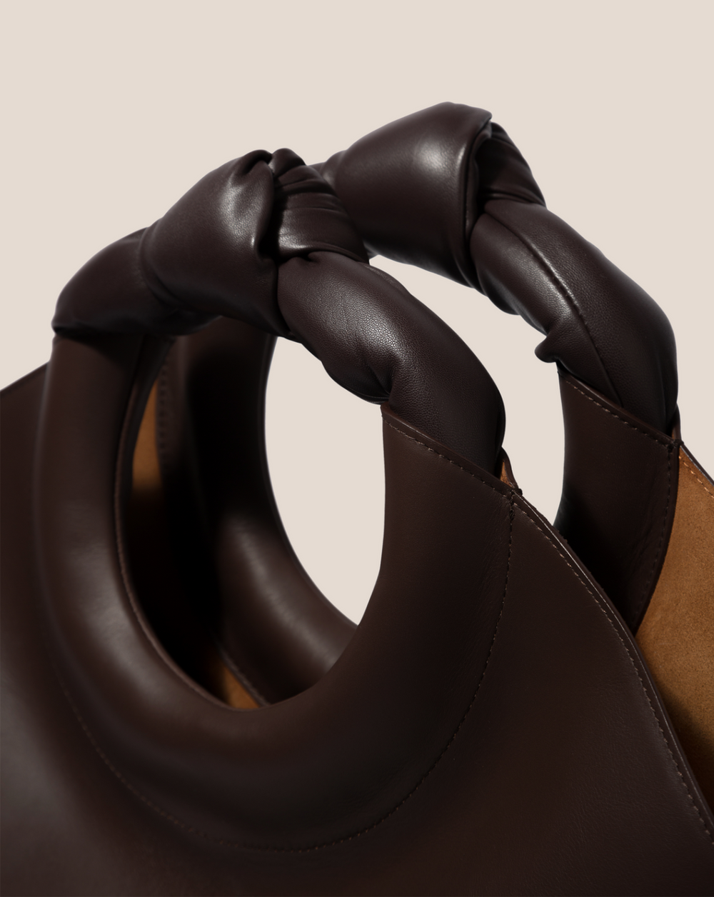 Hereu Basket Bags | CASTELL - Knotted-handle Leather Tote Bag - Women