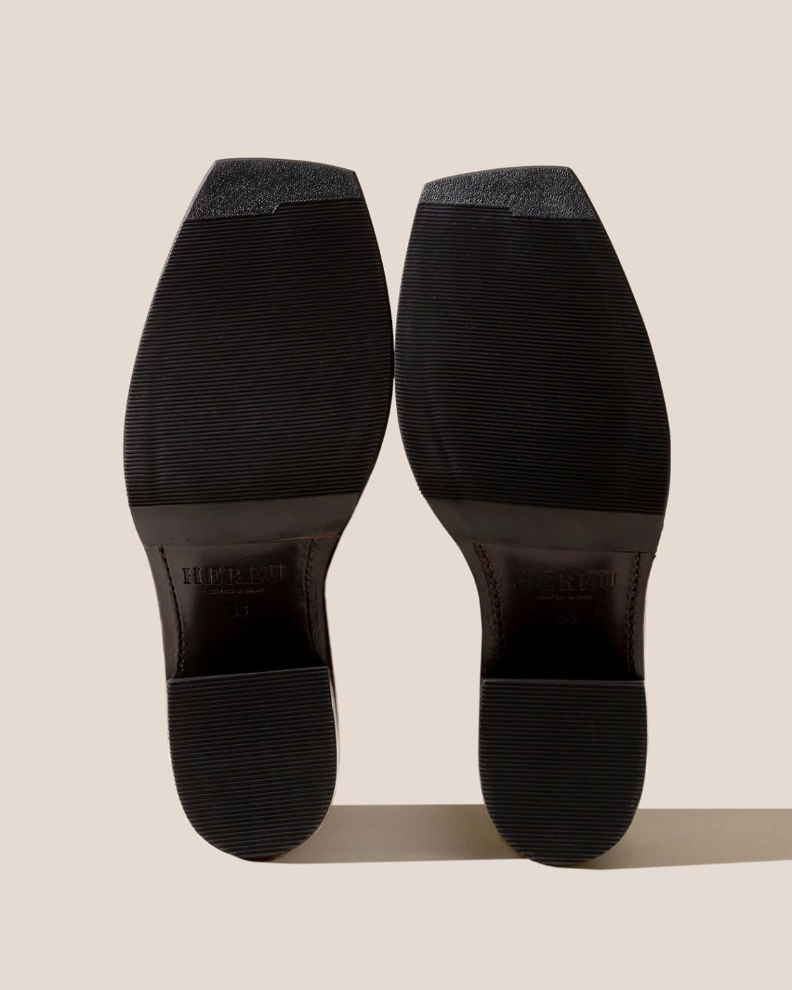 Hereu Boots | AGULLA - Square-Toe Braided Detail Chelsea Boot - Women