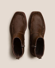 Hereu Boots | ANDREU CALF HAIR - Mid-Calf Zipped Boot - Women