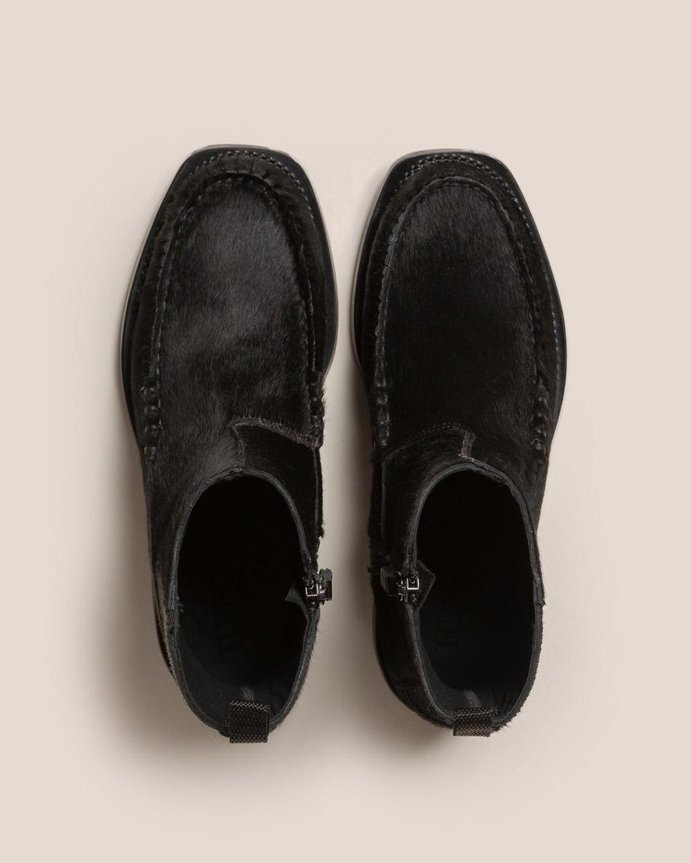 Hereu Boots | ANDREU CALF HAIR - Mid-Calf Zipped Boot - Women