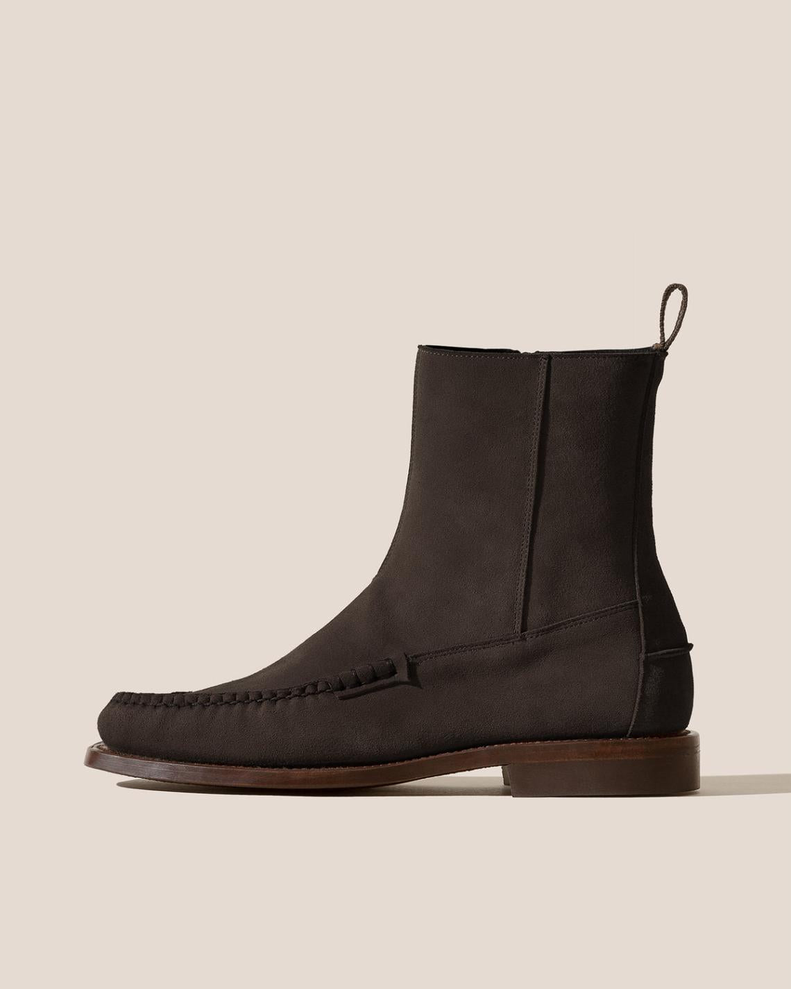 Hereu Boots | ANDREU SUEDE - Mid-Calf Zipped Boot - Women