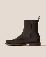 Hereu Boots | ANDREU SUEDE - Mid-Calf Zipped Boot - Women