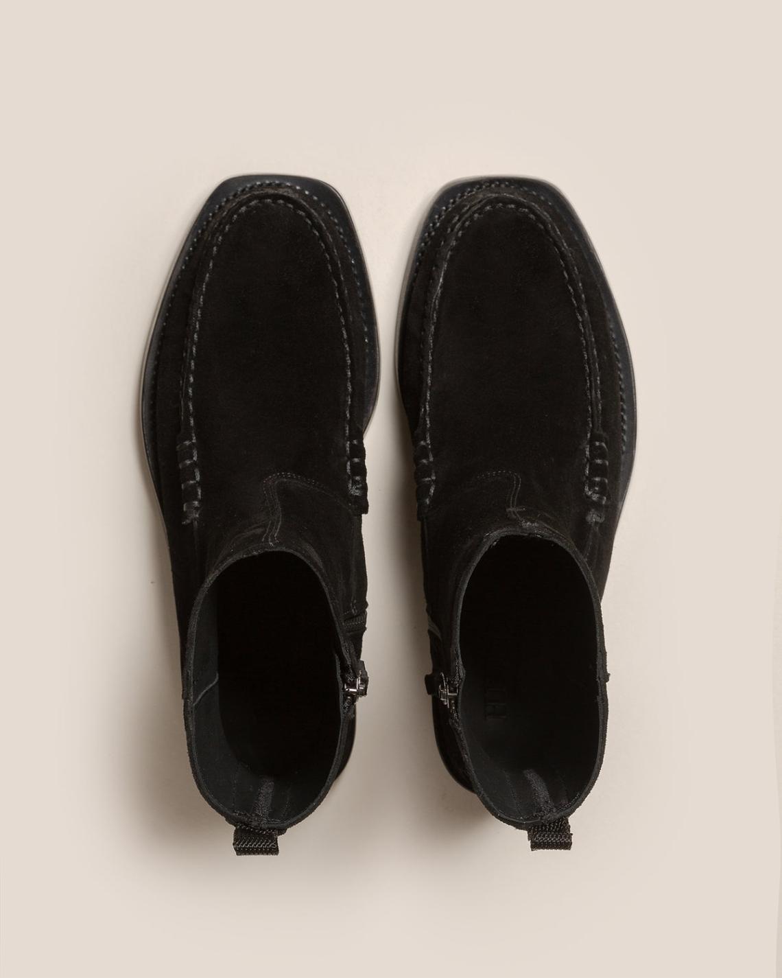 Hereu Boots | ANDREU SUEDE - Mid-Calf Zipped Boot - Women