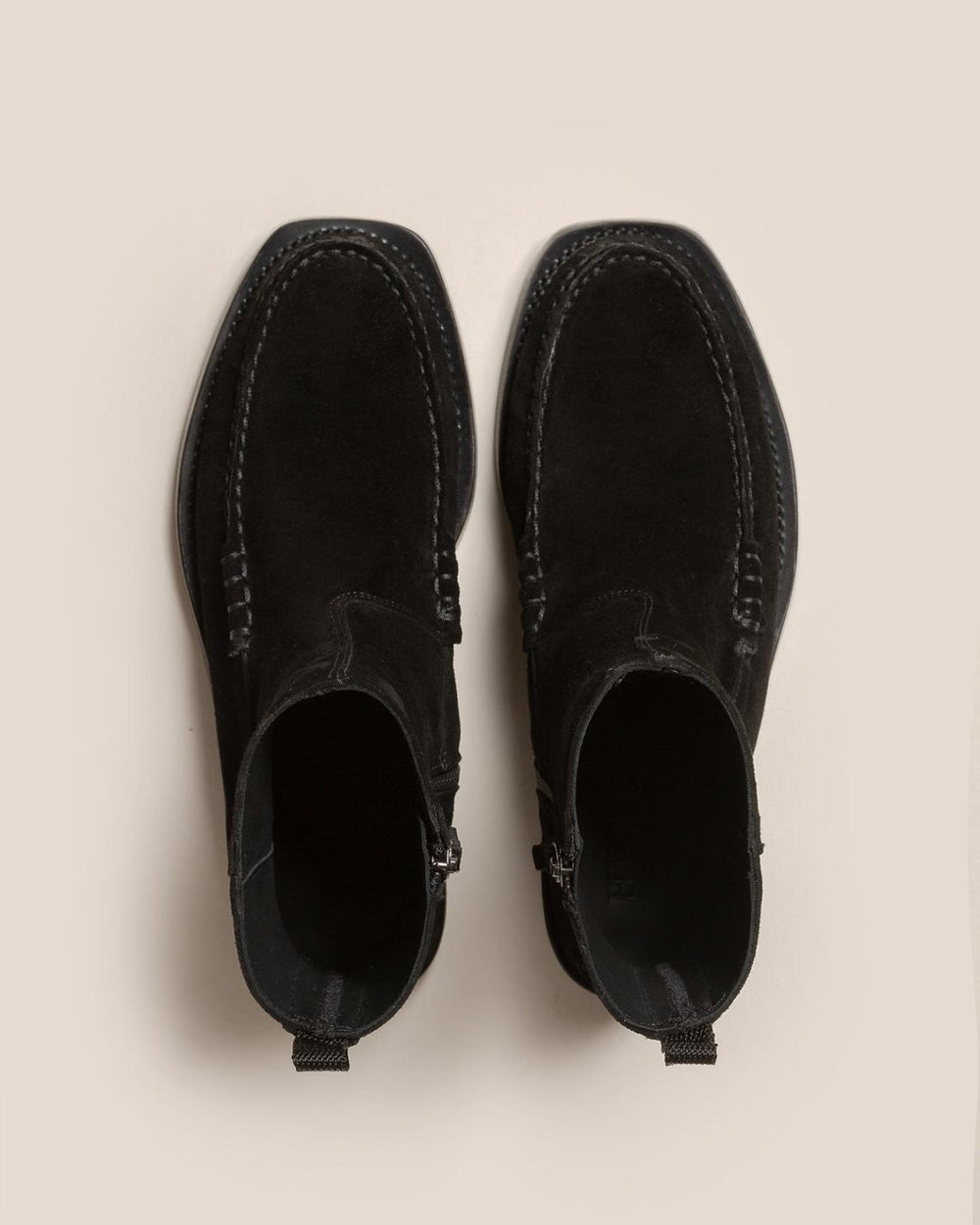 Hereu Boots | ANDREU SUEDE - Mid-Calf Zipped Boot - Women