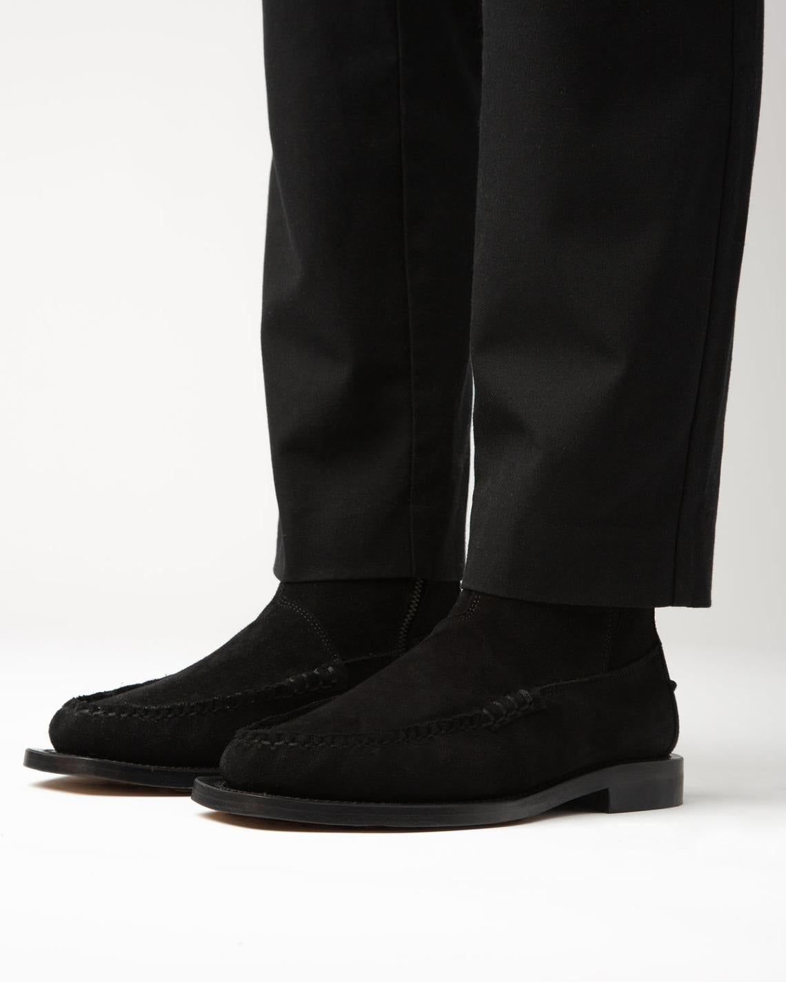 Hereu Boots | ANDREU SUEDE - Mid-Calf Zipped Boot - Women