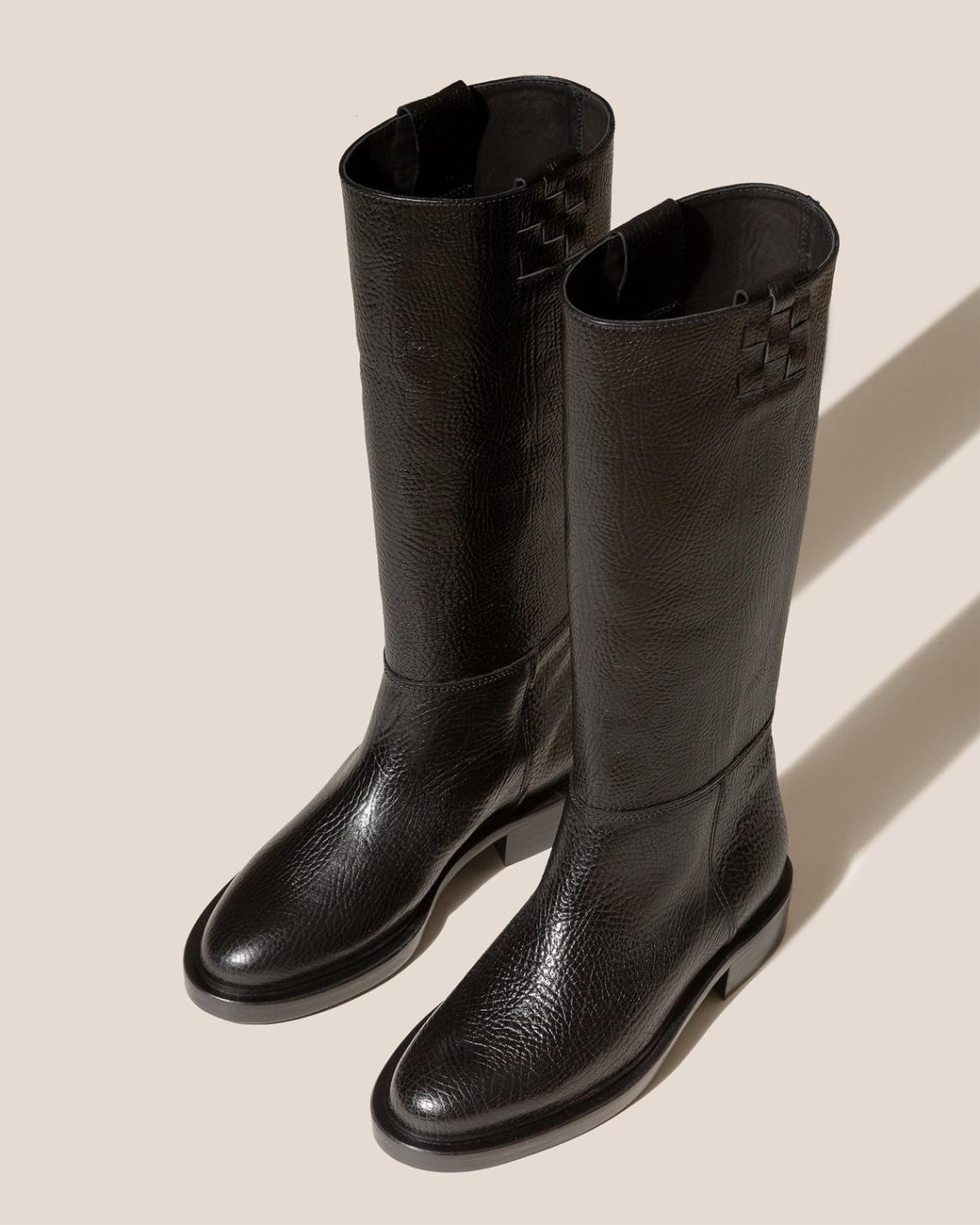 Hereu Boots | ANELLA GRAINY - Interwoven Detailed Pull-On Boot - Women