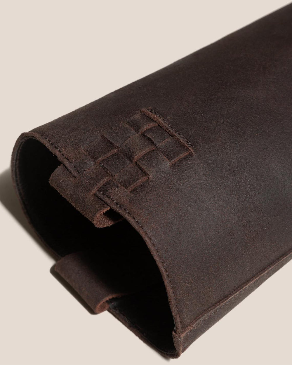Hereu Boots | ANELLA WAXED - Interwoven Detailed Pull-On Boot - Women