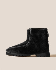 Hereu Boots | ARMENTA LOW ZIPPED - Shearling Ankle Boot Loafer - Women