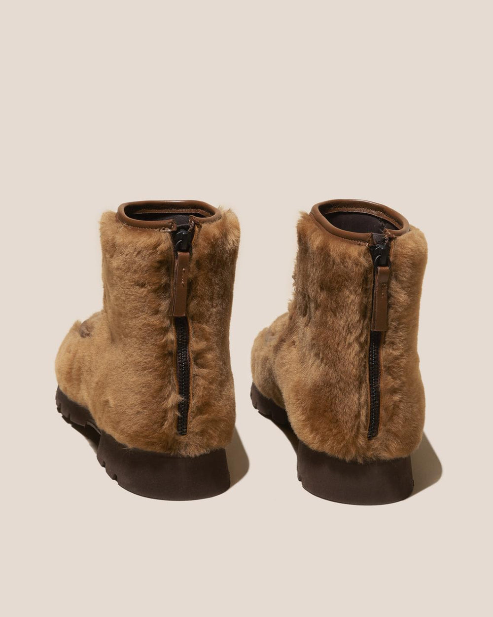 Hereu Boots | ARMENTA LOW ZIPPED - Shearling Ankle Boot Loafer - Women