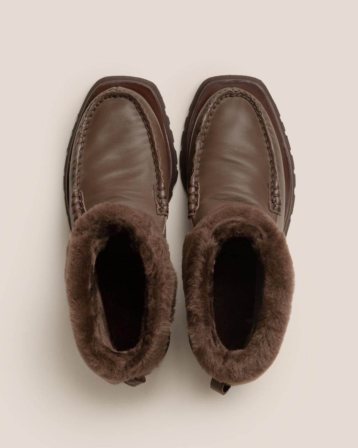 Hereu Boots | ARMENTA SHEARLING HIGH - Pull-On Boot - Women