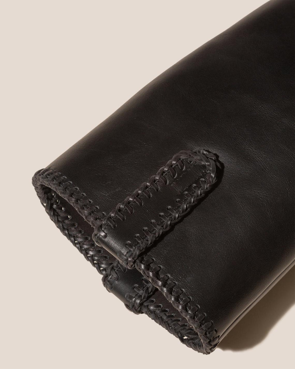 Hereu Boots | CALOBRA - Heeled Square-Toe Braided Detail Knee-High Boot - Women