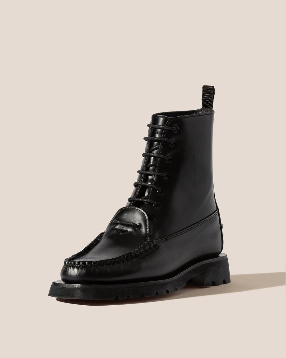 Hereu Boots | CORDO - Tread Sole Lace-Up Loafer Boot - Men