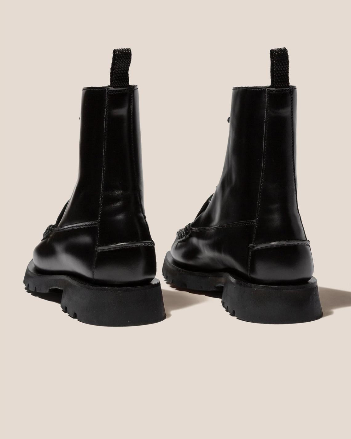 Hereu Boots | CORDO - Tread Sole Lace-Up Loafer Boot - Women