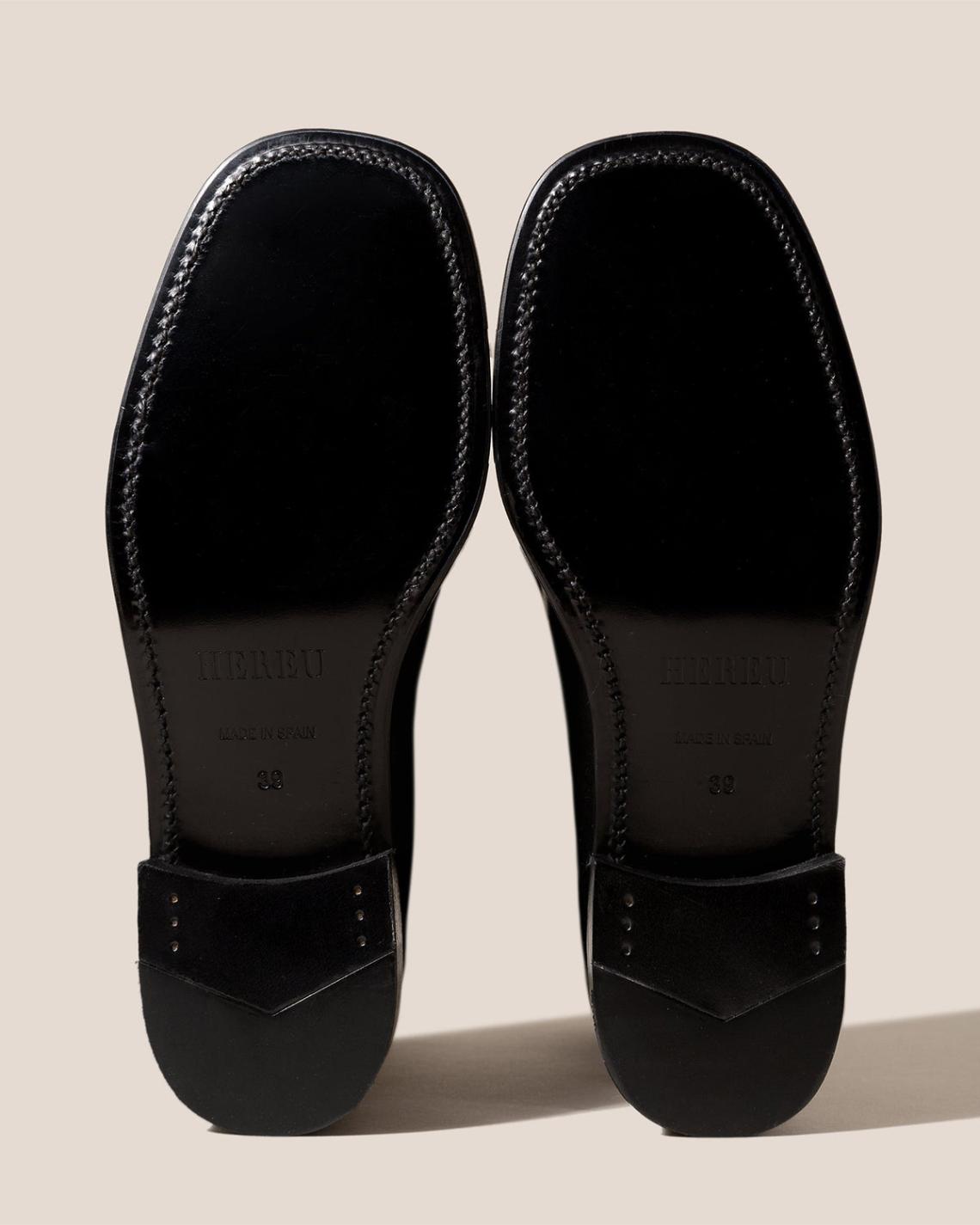 Hereu Boots | QUADRA - Square-Toe Back Zip Boot - Women