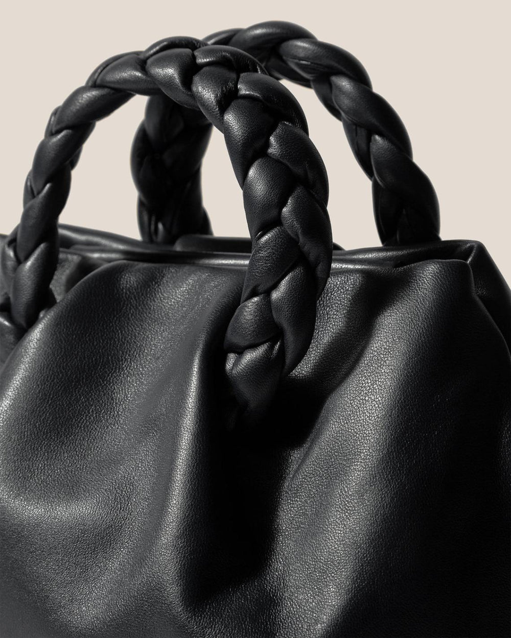 Hereu Crossbody Bags | BOMBON M - Plaited-handle Leather Crossbody Bag - Women