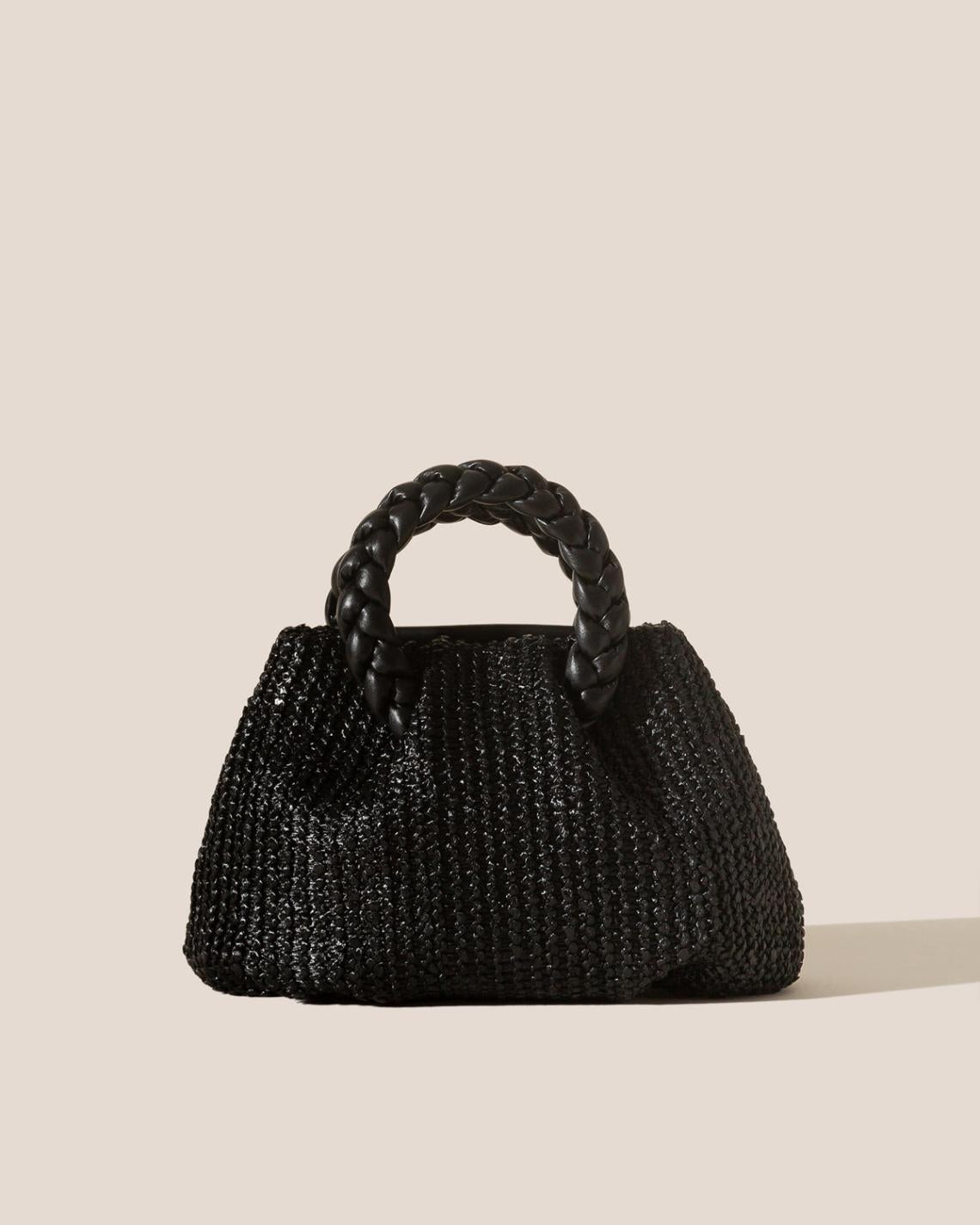 Hereu Crossbody Bags | BOMBON M RAFFIA - Plaited-handle Raffia Crossbody Bag - Women