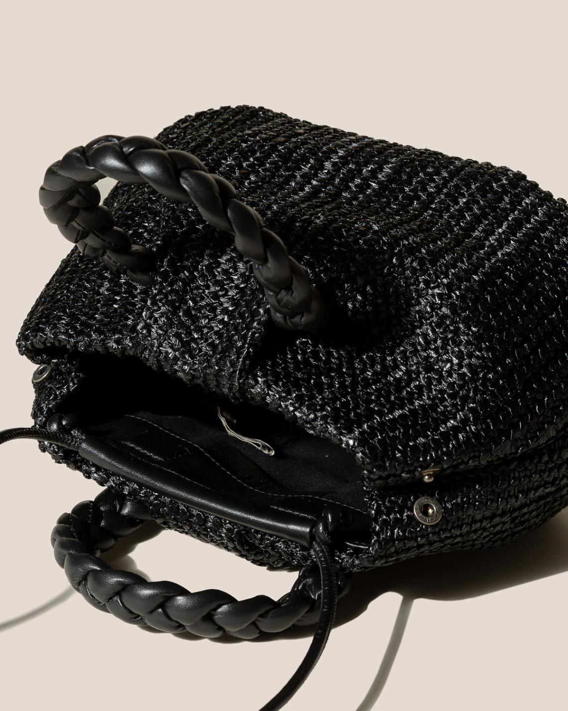 Hereu Crossbody Bags | BOMBON M RAFFIA - Plaited-handle Raffia Crossbody Bag - Women