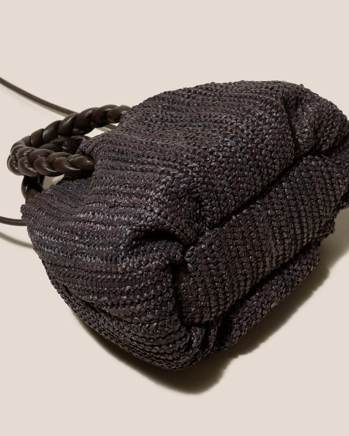 Hereu Crossbody Bags | BOMBON M RAFFIA - Plaited-handle Raffia Crossbody Bag - Women