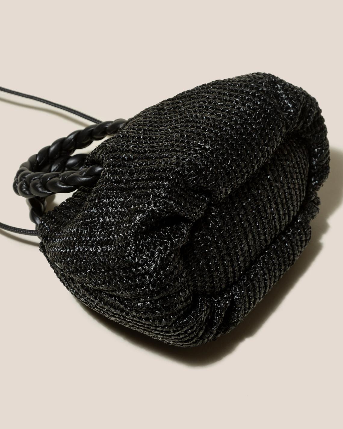 Hereu Crossbody Bags | BOMBON M RAFFIA - Plaited-handle Raffia Crossbody Bag - Women